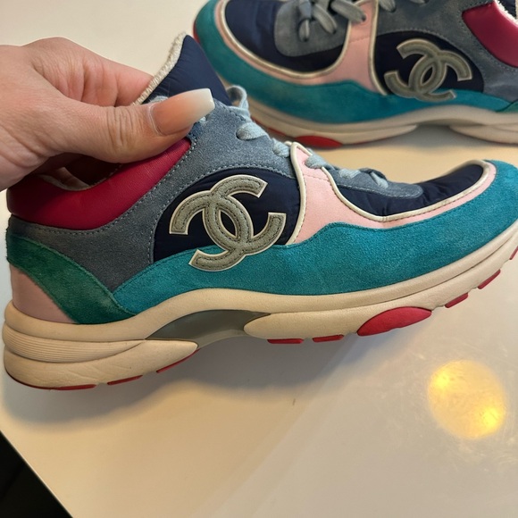 Chanel Sneakers Multicolor Used, Size 42 - Picture 3 of 6